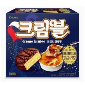 [크라운제과] 크림블크렘브륄레맛_320G(10입)